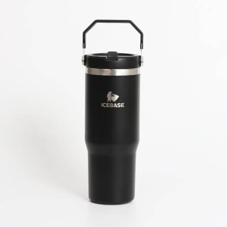 แก้วเก็บความเย็น ICEBASE รุ่น VL-518BK (FLIPZ) ขนาด 900 ML สีดำ_1