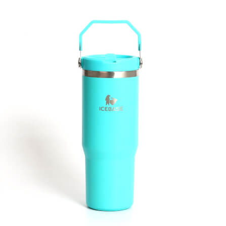 แก้วเก็บความเย็น ICEBASE รุ่น VL-518BL (FLIPZ) ขนาด 900 ML สีฟ้า_1