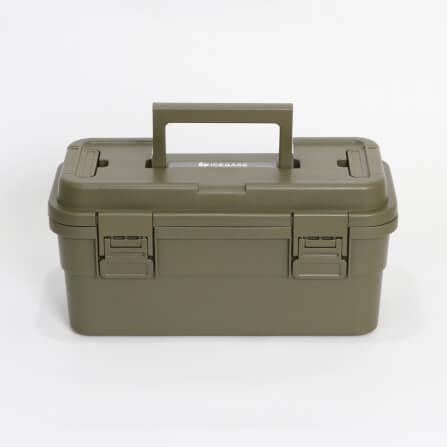 กล่องอเนกประสงค์พร้อมถาดใส่ของ ICEBASE รุ่น XC-002GN (DINO) ขนาด 6.5 ลิตร สีเขียว_1