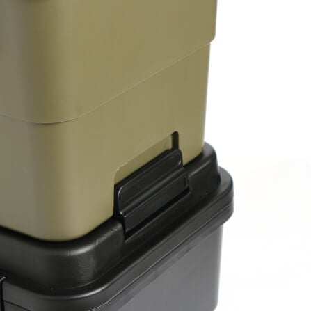 กล่องอเนกประสงค์พร้อมถาดใส่ของ ICEBASE รุ่น XC-003GN (SOLO) ขนาด 15 ลิตร สีเขียว_10