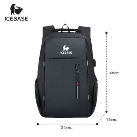 กระเป๋าเป้ ICEBASE รุ่น BK-911BK ความจุ 23 ลิตร สีดำ_2