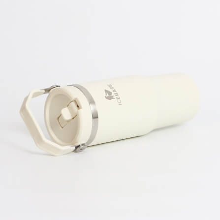แก้วเก็บความเย็น ICEBASE รุ่น VL-518BE (FLIPZ) ขนาด 900 ML สีเบจ_4