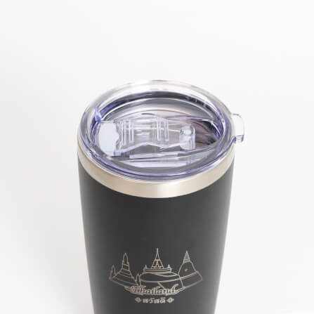แก้วเก็บความเย็น ICEBASE รุ่น VLS-702BK (THAI CULTURE) ขนาด 600 มิลลิลิตร สีดำ_7