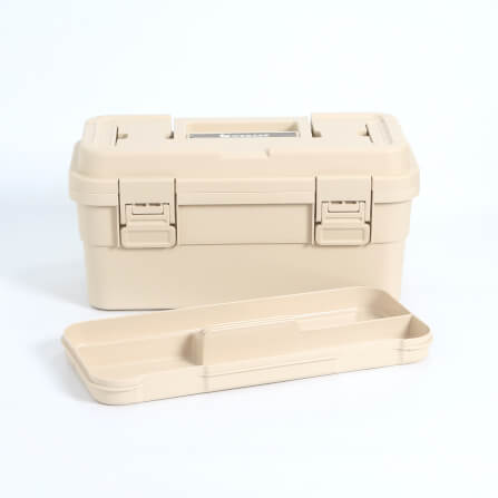 กล่องอเนกประสงค์พร้อมถาดใส่ของ ICEBASE รุ่น XC-002BE (DINO) ขนาด 6.5 ลิตร สีเบจ_7