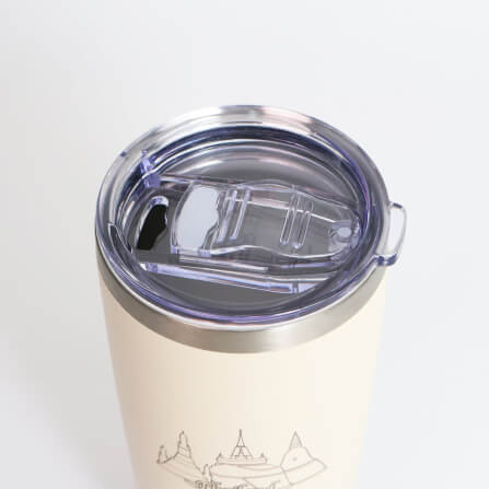แก้วเก็บความเย็น ICEBASE รุ่น VLS-702BE (THAI CULTURE) ขนาด 600 มิลลิลิตร สีเบจ_8