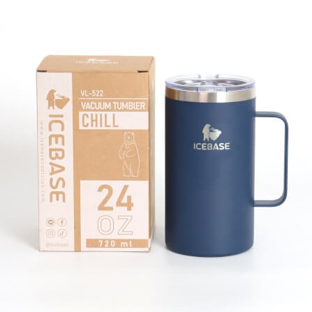 แก้วเก็บความเย็น ICEBASE รุ่น VL-522NV (CHILL) ขนาด 720 ML สีกรม_8