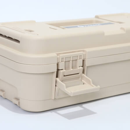 กล่องอเนกประสงค์พร้อมถาดใส่ของ ICEBASE รุ่น XC-001BE (MONO) ขนาด 4 ลิตร สีเบจ_9