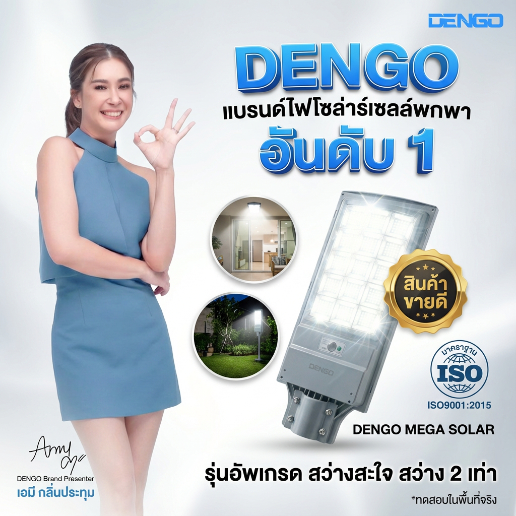 ไฟถนน SOLAR DENGO MEGA SOLAR LIGHT_1