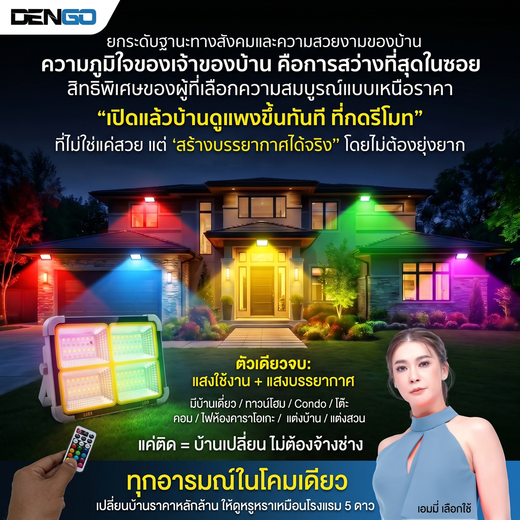 ไฟสนาม SOLAR DENGO AURA HYBRID LIGHT_3