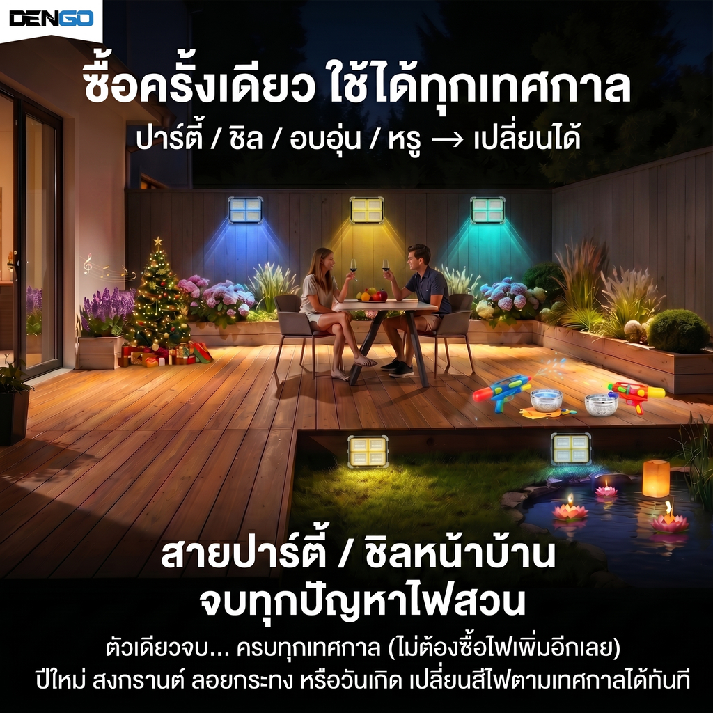ไฟสนาม SOLAR DENGO AURA HYBRID LIGHT_5