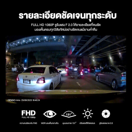 กล้องติดรถยนต์ Dengo Mino _2