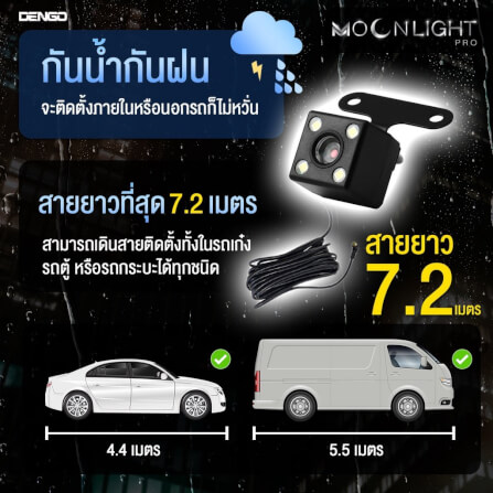 กล้องติดรถยนต์ Dengo Moonlight Pro_7