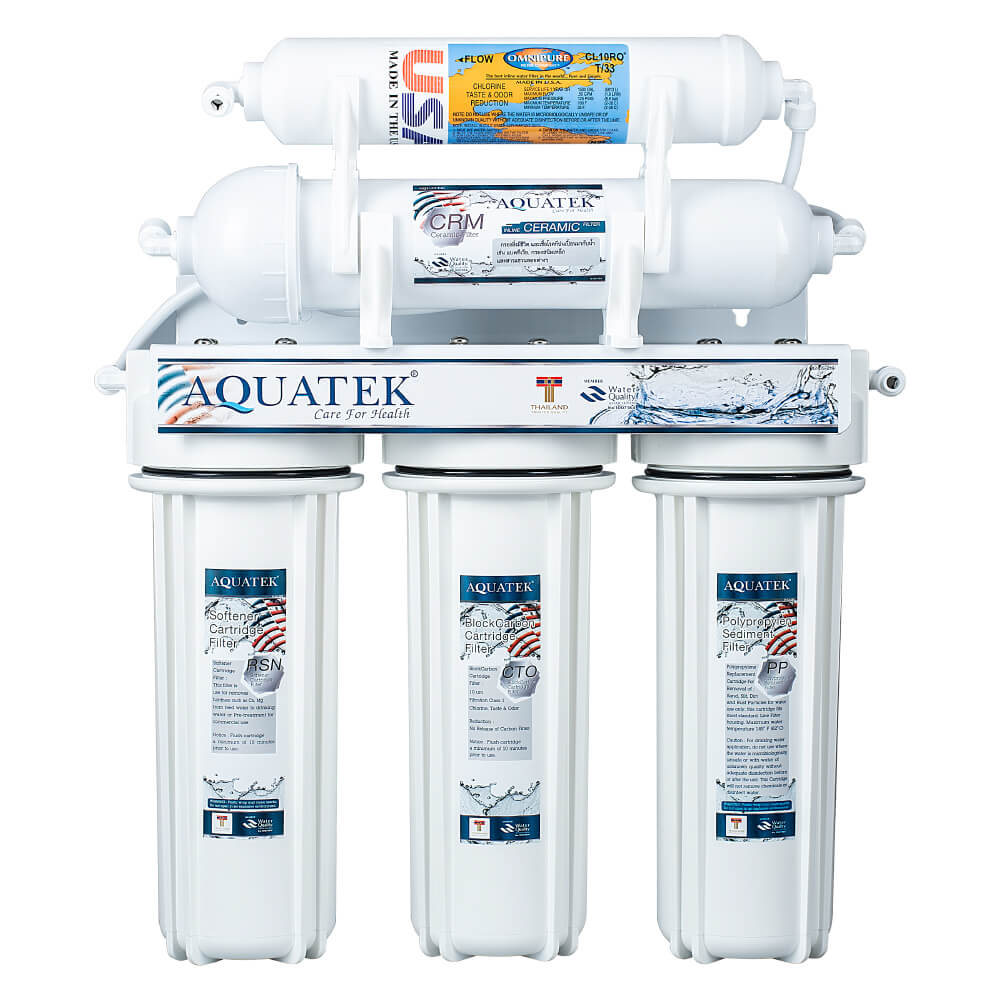 เครื่องกรองน้ำดื่ม 5 ขั้นตอน AQUATEK ระบบ CERAMIC รุ่น AQ5CRM_1