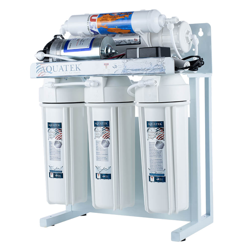 เครื่องกรองน้ำดื่ม RO AQUATEK ระบบ REVERSE OSMOSIS (RO) 85GPD MODEL : AQRO5_3