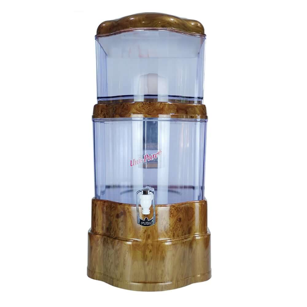 เครื่องกรองน้ำแร่ UNI PURE รุ่น UN-28L ขนาด 28 ลิตร สีน้ำตาล 
