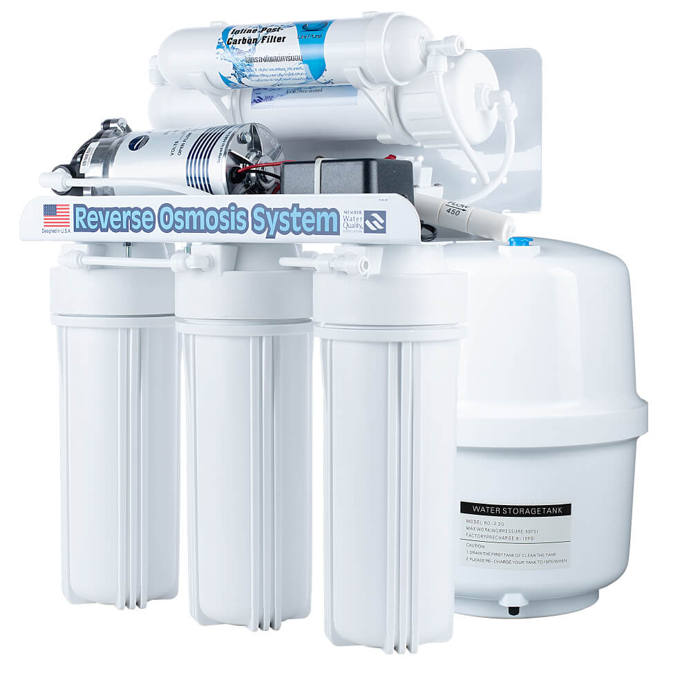 เครื่องกรองน้ำดื่ม 5 ขั้นตอน UNI PURE รุ่น UN-RO75G (ระบบ REVERSE OSMOSIS ( RO ) กำลังผลิต 75GPD)