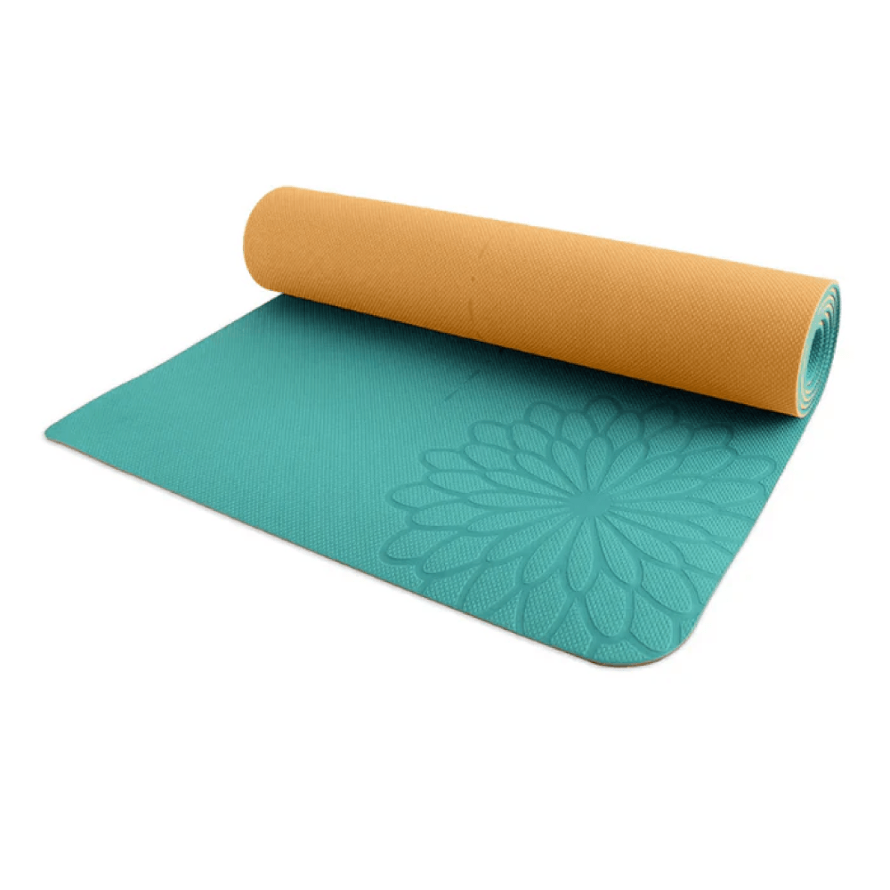 เสื่อโยคะ EASYOGA รุ่น PREMIUM ECO CARE YOGA MAT PLUS V.2 สีเขียว/ฟ้า