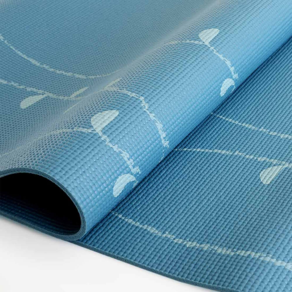 เสื่อโยคะ EASYOA รุ่น PREMIUM NADI VINE สีฟ้า