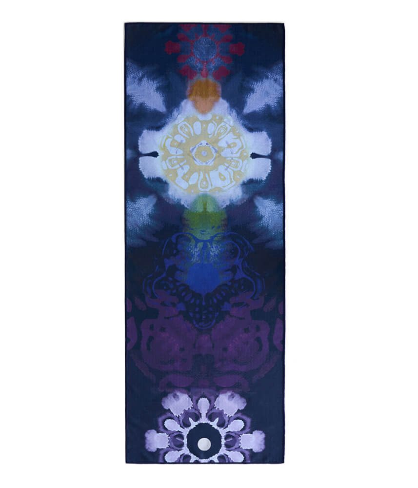 ผ้าปูบนเสื่อโยคะกันลื่น YOGITOES รุ่น YOGA TOWEL V.2.0 สีม่วงลาย (71")