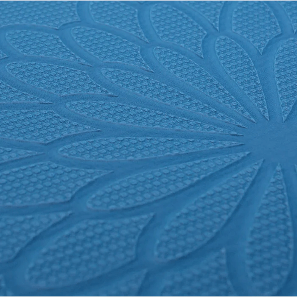 เสื่อโยคะ EASYOGA รุ่น PREMIUM ECO CARE YOGA MAT PLUS V.2 สีเหลือง/ ฟ้า