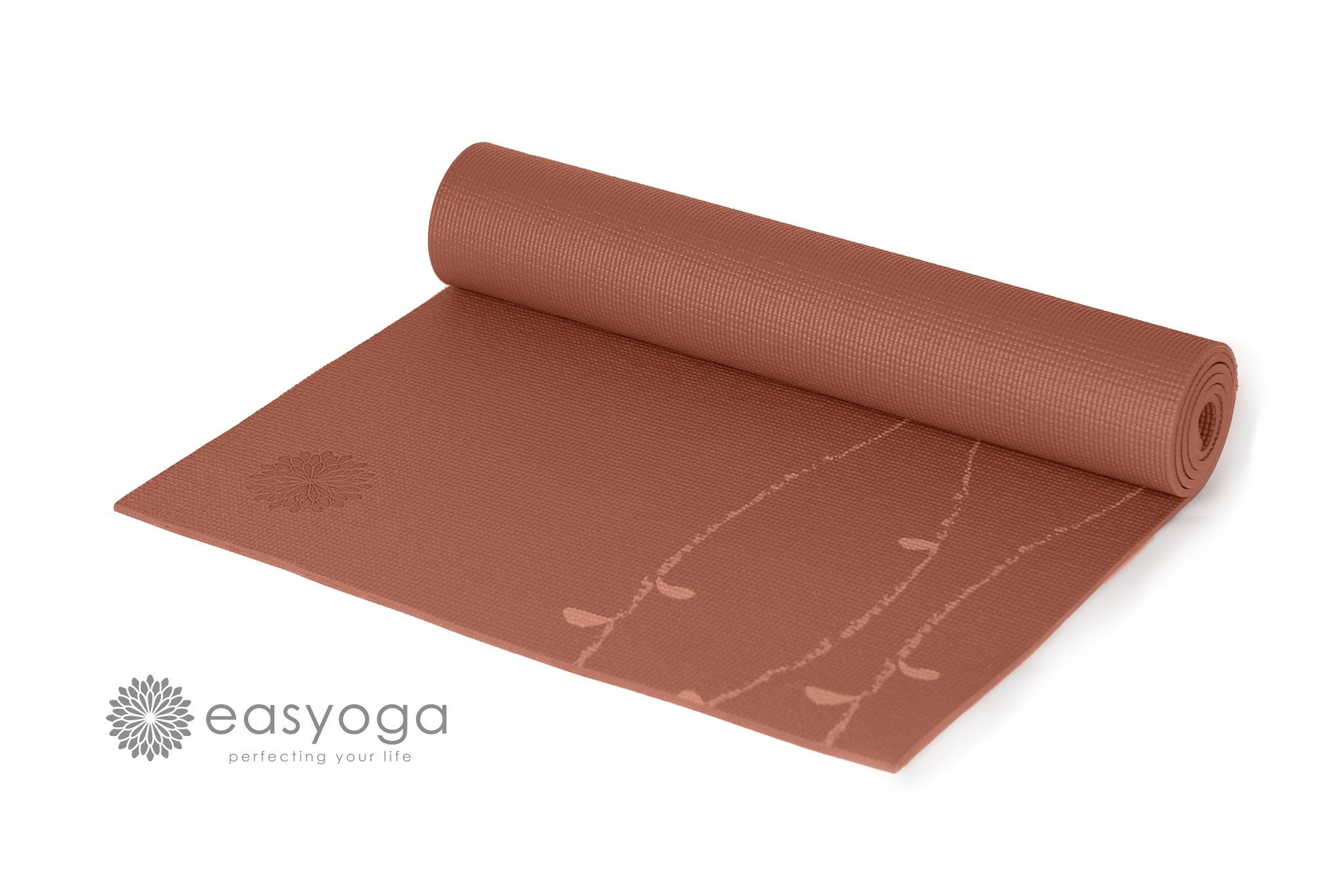 เสื่อโยคะ EASYOA รุ่น PREMIUM NADI VINE สีน้ำตาล_1