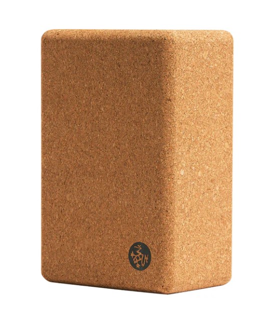 บล็อคโยคะ MANDUKA รุ่น CORK YOGA BLOCK - สีน้ำตาล_2
