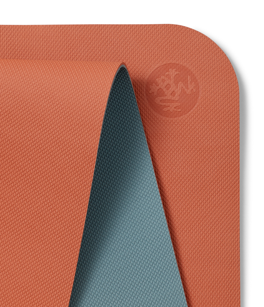 เสื่อโยคะ MANDUKA รุ่น BEGIN 5MM สีส้ม - เทา (68