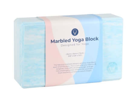  บล็อคโยคะ Vaken รุ่น Marbled - Blue Marbled_0
