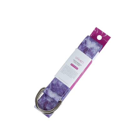  เชือกโยคะ Vaken รุ่น Marbled Yoga Strap 240cm สีม่วง_0