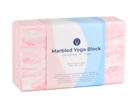  บล็อคโยคะ Vaken รุ่น Marbled - Pink Marbled _1
