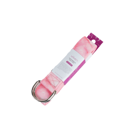 เชือกโยคะ Vaken รุ่น Marbled Yoga Strap 240cm สีชมพู _1