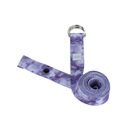  เชือกโยคะ Vaken รุ่น Marbled Yoga Strap 240cm สีม่วง_4