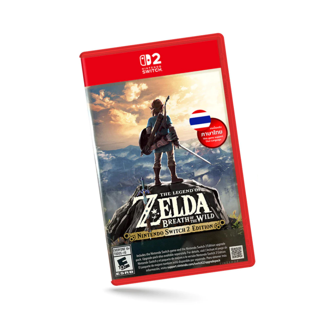 แผ่นเกม NINTENDO SWITCH 2 THE LEGEND OF ZELDA: BREATH OF THE WILD EDITION (ASIA/ENG.) ปกไทย / รองรับภาษาไทย