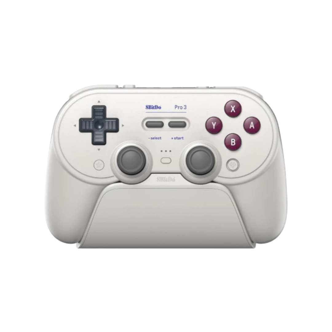 จอยเกมไร้สาย 8BITDO PRO3 BLUETOOTH GAMEPAD สีเทา สำหรับ SWITCH/SWITCH 2