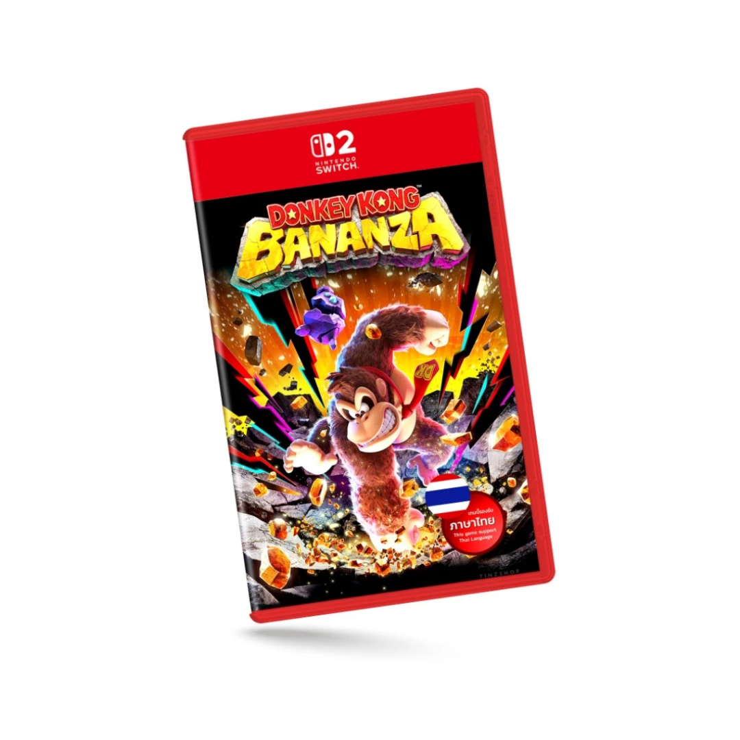 แผ่นเกม NINTENDO SWITCH 2 DONKEY KONG BANANZA โซนเอเชีย / ภาษาอังกฤษ รองรับภาษาไทย_0