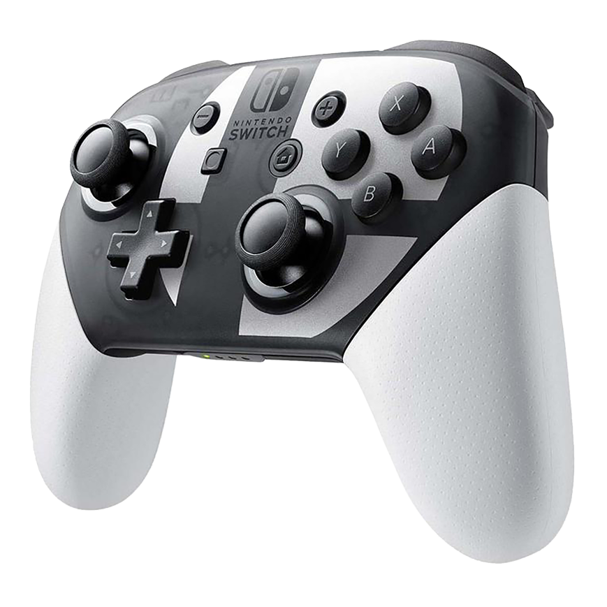 จอยเกมไร้สาย Nintendo Switch Pro Controller Smash Bros. Edition สีขาว