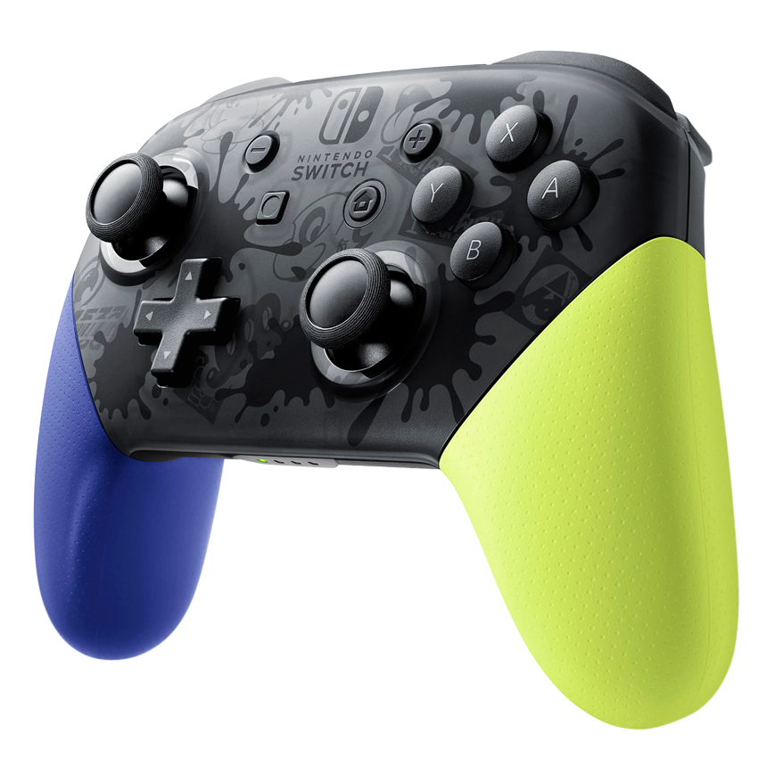  จอยเกมไร้สาย Nintendo Switch Pro Controller Splatoon3 Edition สีน้ำเงิน/เขียว