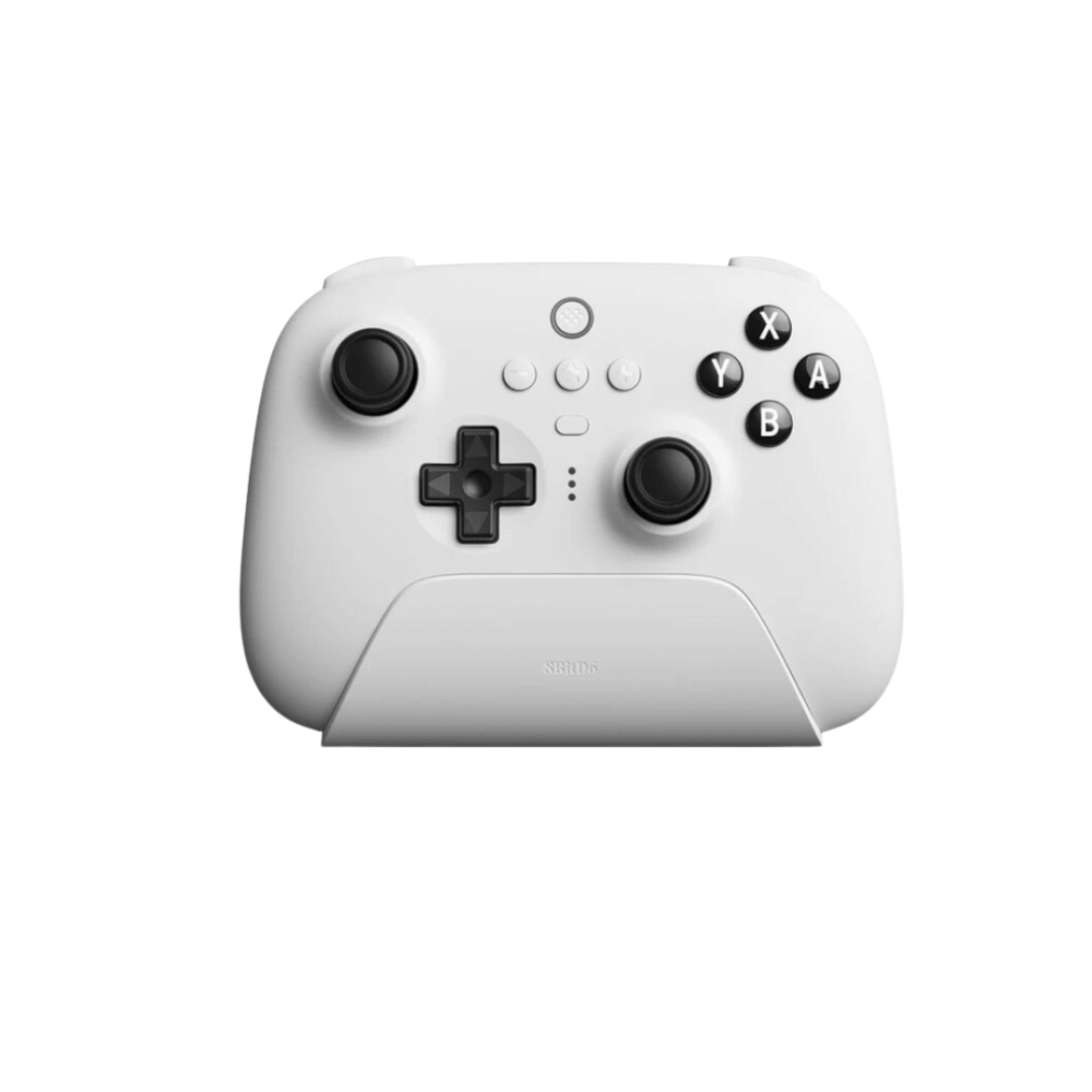จอยเกมไร้สาย 8Bitdo 80NA Ultimate Bluetooth & 2.4g Controller with Charging Dock สีขาว
