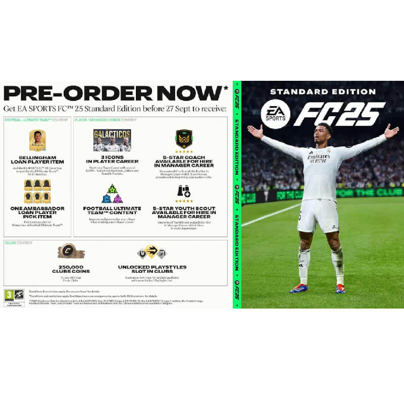 แผ่นเกม Nintendo Switch  EA SPORTS FC25 ภาษาอังกฤษ 