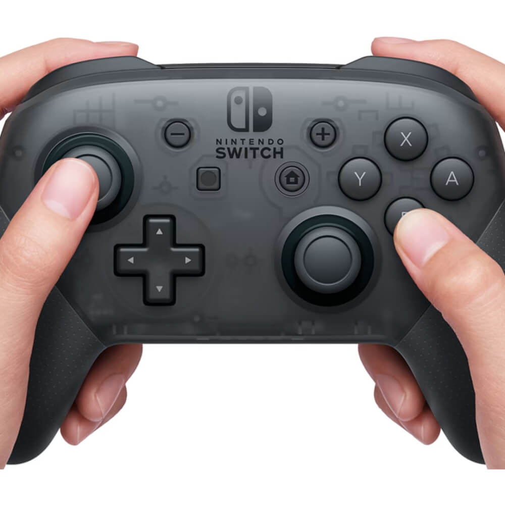 จอยเกมไร้สาย Nintendo Switch Pro Controller Standard สีดำ