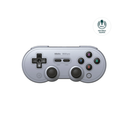 จอยเกมไร้สาย 8Bitdo SN30 Pro สีเทา/ปุ่มดำ