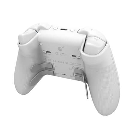 จอยเกมไร้สาย GuliKit Pro Controller NS39 KK3 MAX Retro Series สีขาว ปุ่มม่วง_2
