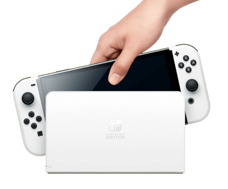 เครื่องเกม Nintendo Switch OLED สีขาว_3