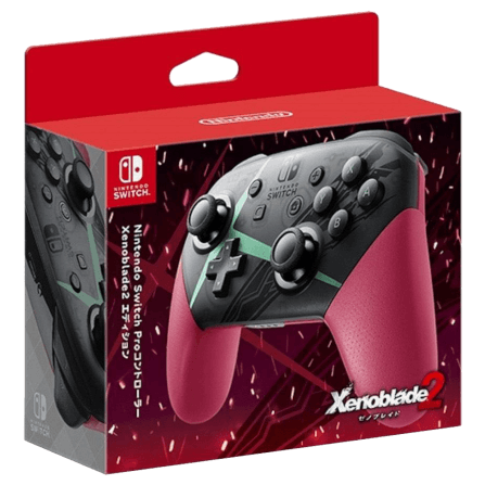จอยเกมไร้สาย Nintendo Switch Pro Controller Xenoblade Edition สีแดง_3