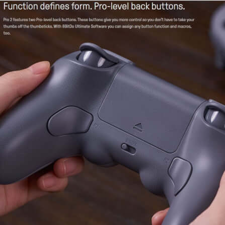จอยเกมไร้สาย 8Bitdo Pro 2 80GJ สีดำ_3