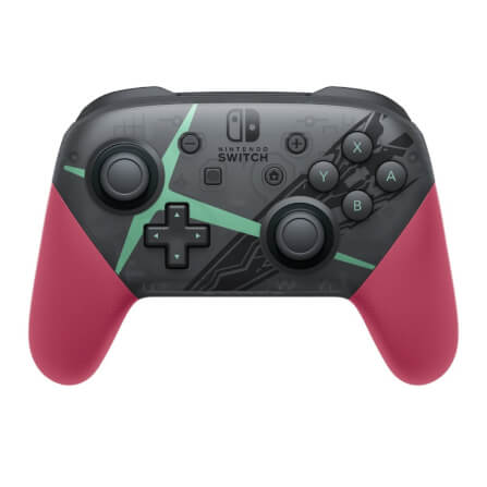 จอยเกมไร้สาย Nintendo Switch Pro Controller Xenoblade Edition สีแดง_4