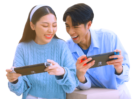 เครื่องเกม Nintendo Switch OLED สีนีออน แดง/ฟ้า_11
