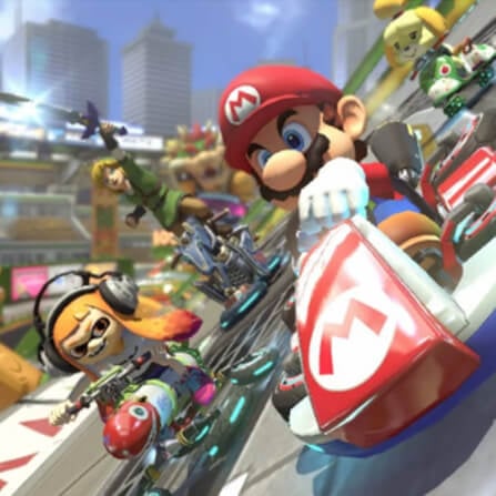 แผ่นเกม Nintendo Switch Kart 8 Deluxe ภาษาอังกฤษ _4