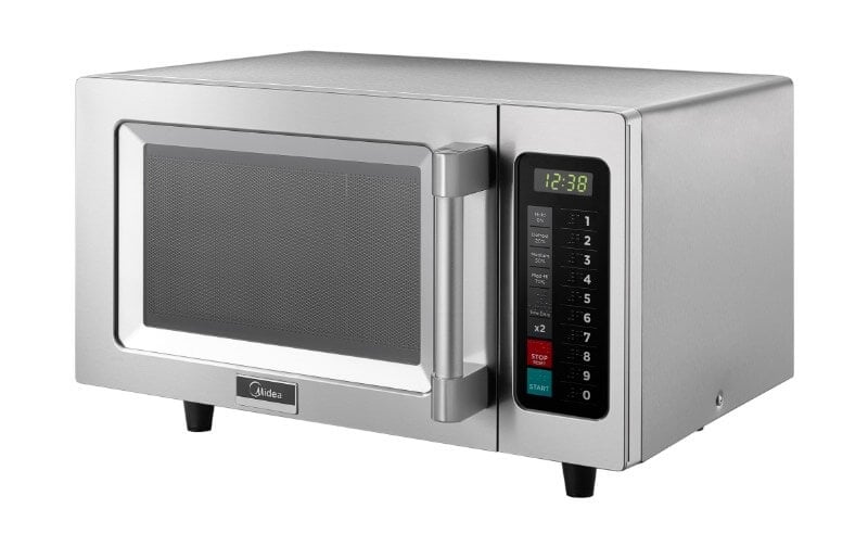 ไมโครเวฟระบบอุ่น MIDEA 1000 วัตต์ ขนาด 25 ลิตร สีเงิน (ตั้งค่าเมนูได้ 100 เมนู)_3
