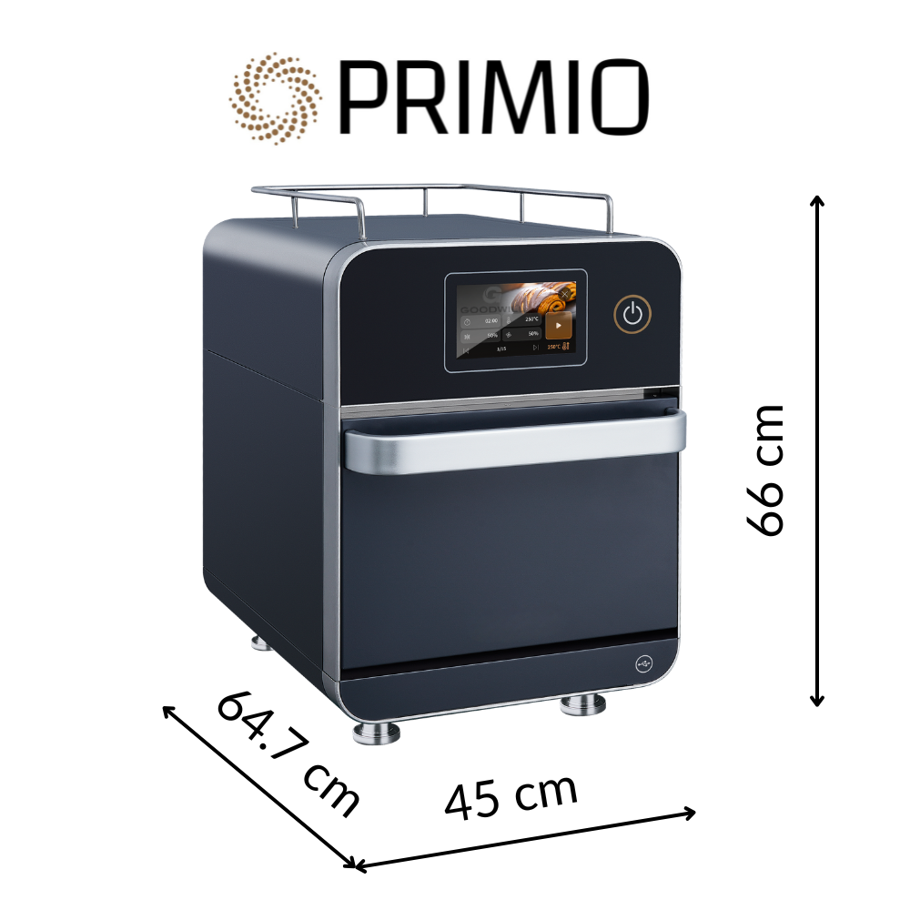 ไมโครเวฟระบบอบลมร้อน PRIMIO HSO-168 หน้าจอสัมผัส, ขนาด 18 ลิตร_3